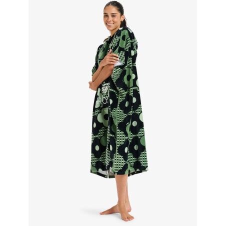 Womens Stay Magical Printed Poncho Towel - View #7