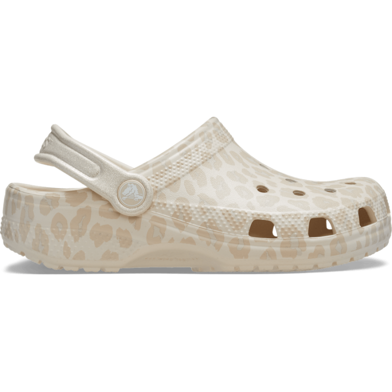 Crocs Classic Animal Glitter Clog K - Chodaki dziecięce | Hardloop