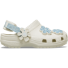 Crocs Classic Denim Flower Adjustable Backstrap Clog T - Sandalen - Kind | Hardloop