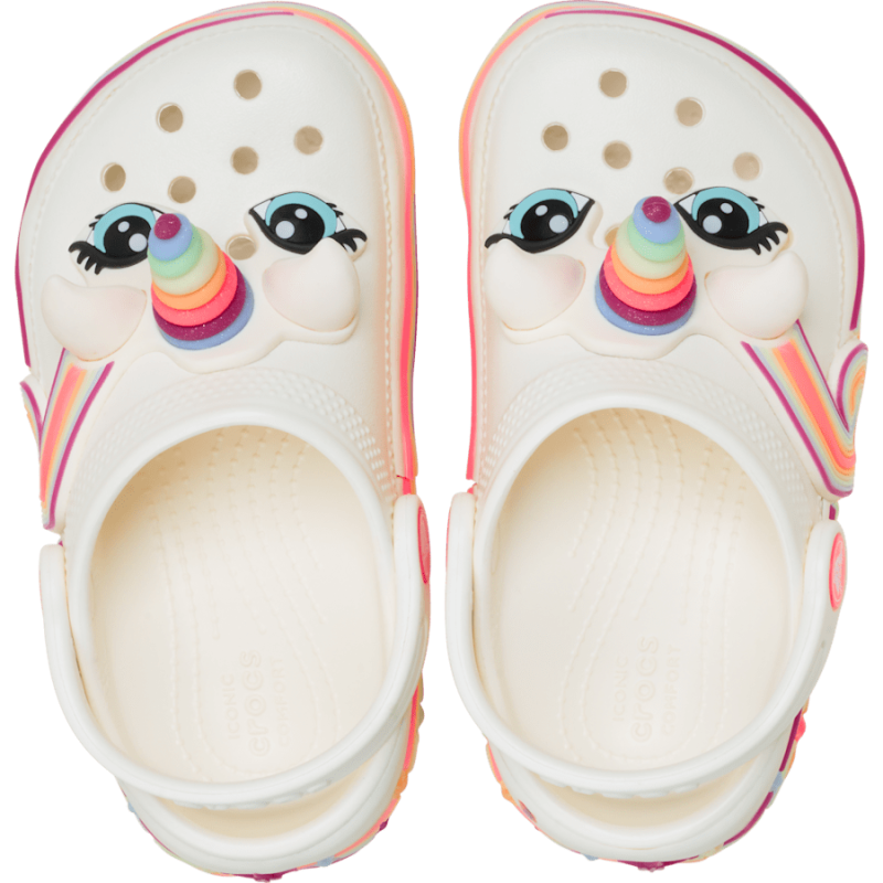 Crocs Classic IAM Unicorn Lights Clog T - Sandalen - Kinderen | Hardloop