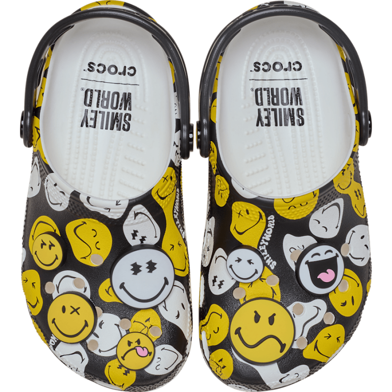 Crocs Smiley Classic Clog K - Clogs - Barn | Hardloop