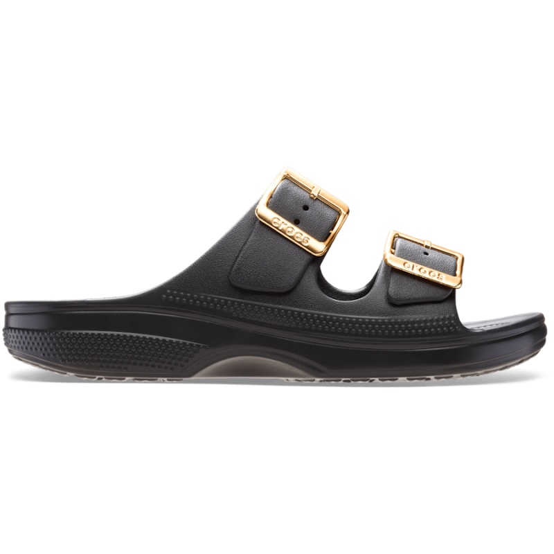 Metallic Buckle Sandal - Dámské sandály