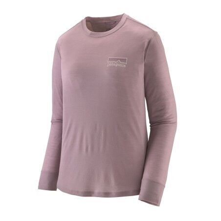 Patagonia L/S Cap Cool Merino Graphic Shirt - T-shirt - Dames