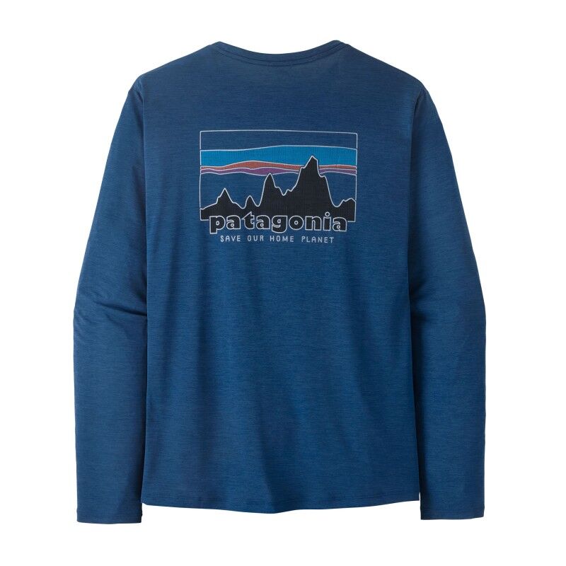 Patagonia M's L/S Cap Cool Daily Shirt - '73 Skyline - T-Shirt - Herren | Hardloop