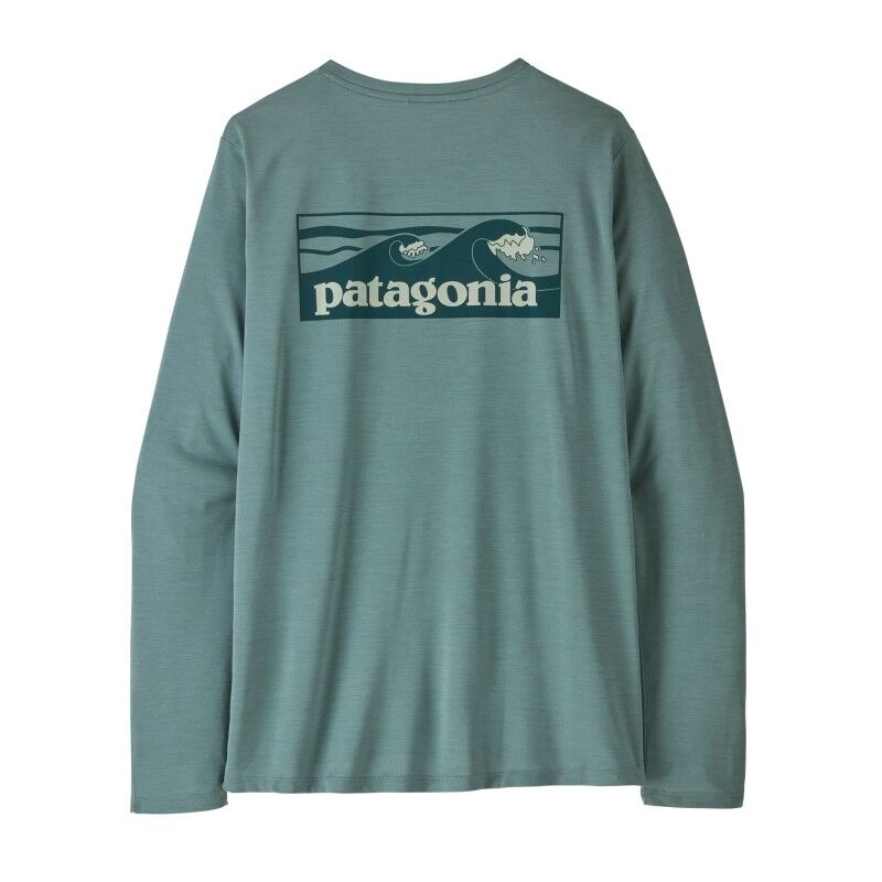 Patagonia W's L/S Cap Cool Daily Shirt - Boardshort Logo - T-shirt - Women's | Hardloop