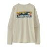 Patagonia W's L/S Cap Cool Daily Shirt - Boardshort Logo - T-shirt - Dames | Hardloop