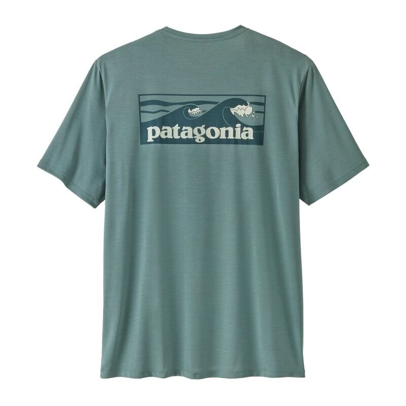 Patagonia M's Cap Cool Daily Shirt - Boardshort Logo - T-paita - Miehet | Hardloop