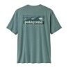 Patagonia M's Cap Cool Daily Shirt - Boardshort Logo - Camiseta - Hombre | Hardloop