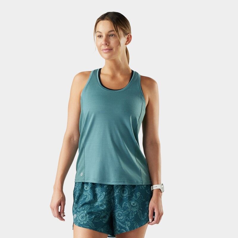 Active Mesh Racerback Tank - Débardeur en laine mérinos femme