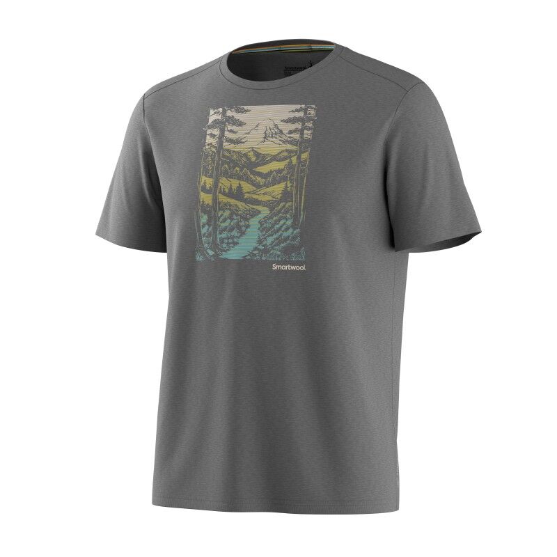 Winding Trail Active Short Sleeve - Merinotröja - Herr