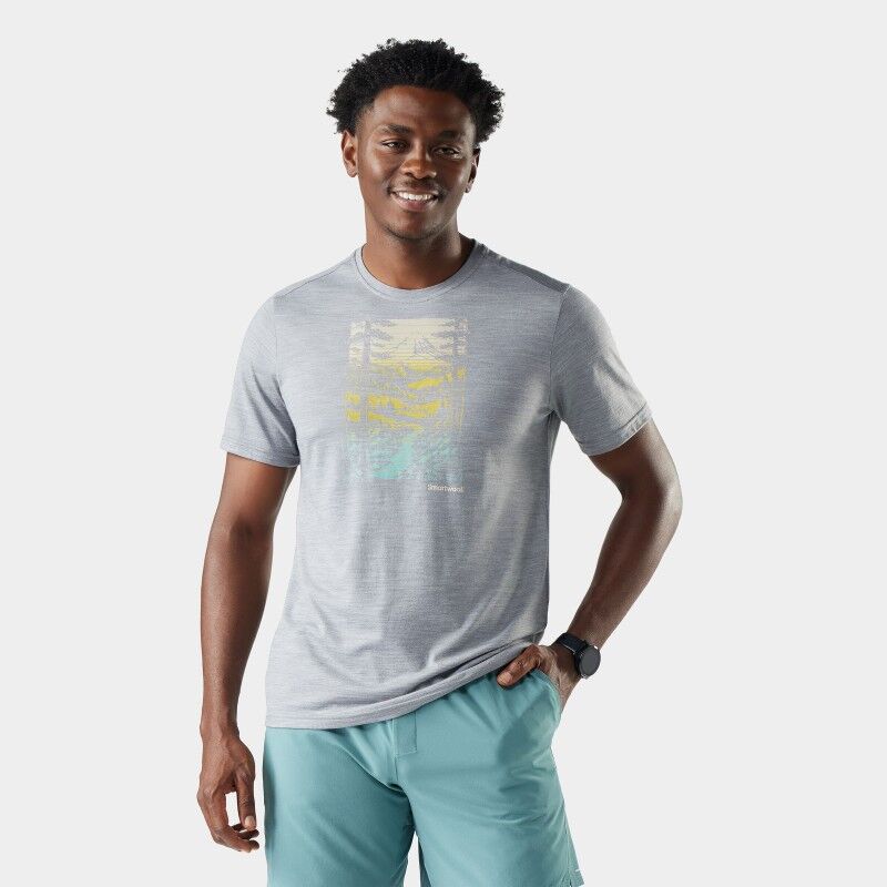 Smartwool Winding Trail Active Short Sleeve - Merinotröja - Herr | Hardloop