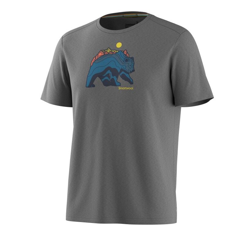 Bear Strata Active Short Sleeve Gr - Merinoshirt - Heren