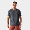 Smartwool Lunar Bear Active Short Sleeve Gra - T-shirt en laine mérinos homme | Hardloop