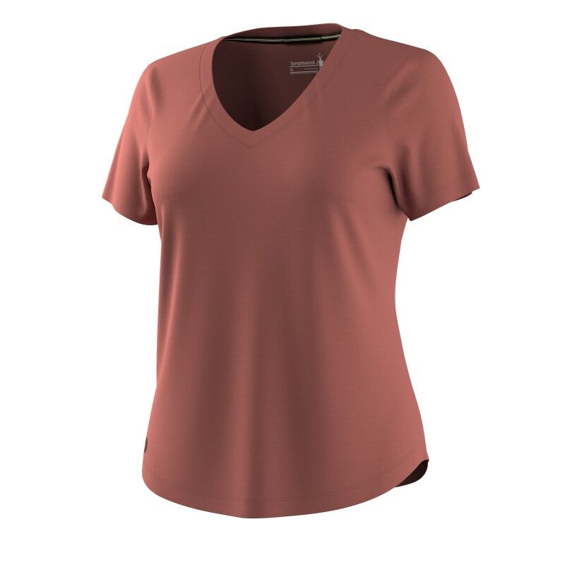 Active Ultralite V-Neck Short Sleeve - Merinoshirt - Dames