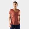 Smartwool Active Ultralite V-Neck Short Sleeve - Merinoshirt - Dames | Hardloop