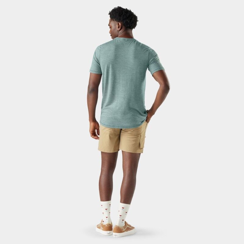Smartwool Merino Hemp Blend Short Sleeve Poc - Merino-shirt - Herrer | Hardloop