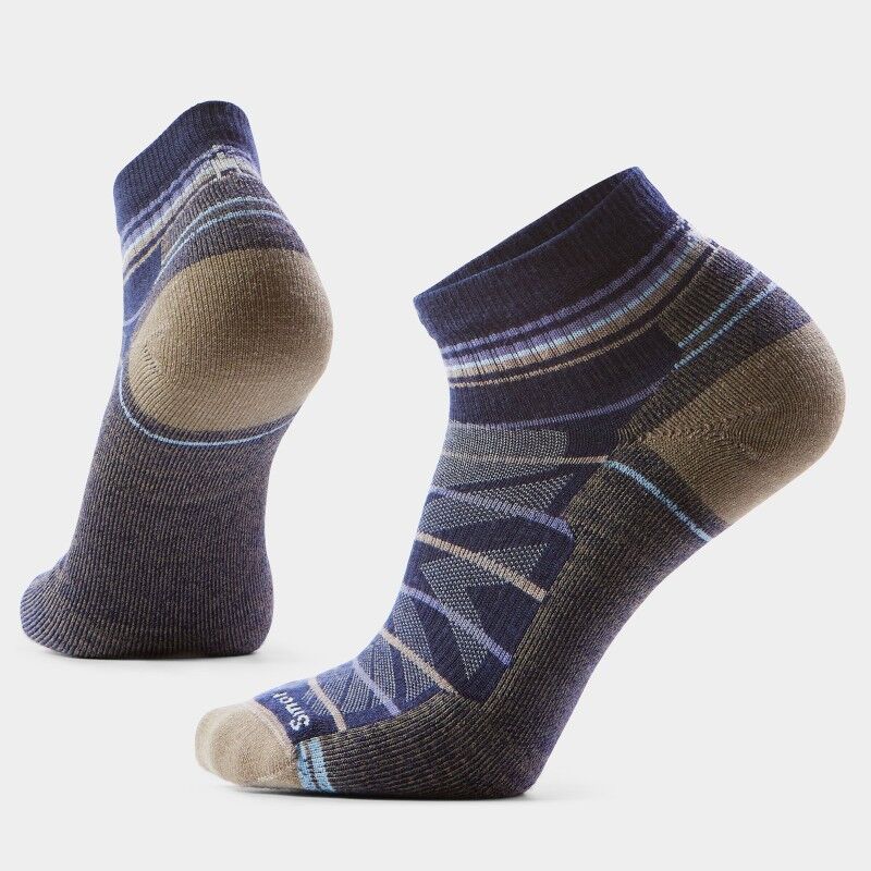 Hike Light Cushion Pattern Ankle Socks - Merinosocken