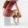 Smartwool Everyday Groovy Bloom Crew Socks - Merinostrumpor - Dam | Hardloop