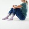Smartwool Everyday Groovy Bloom Crew Socks - Meias de lã merino mulher | Hardloop