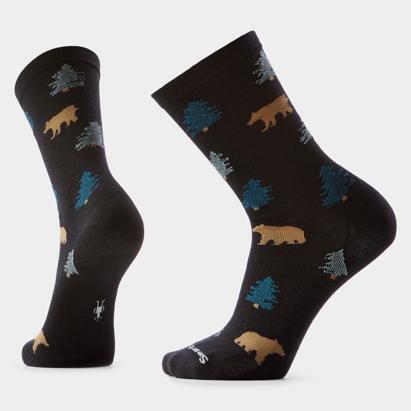 Everyday Through the Trees Crew Socks - Merinovillasukat - Miehet