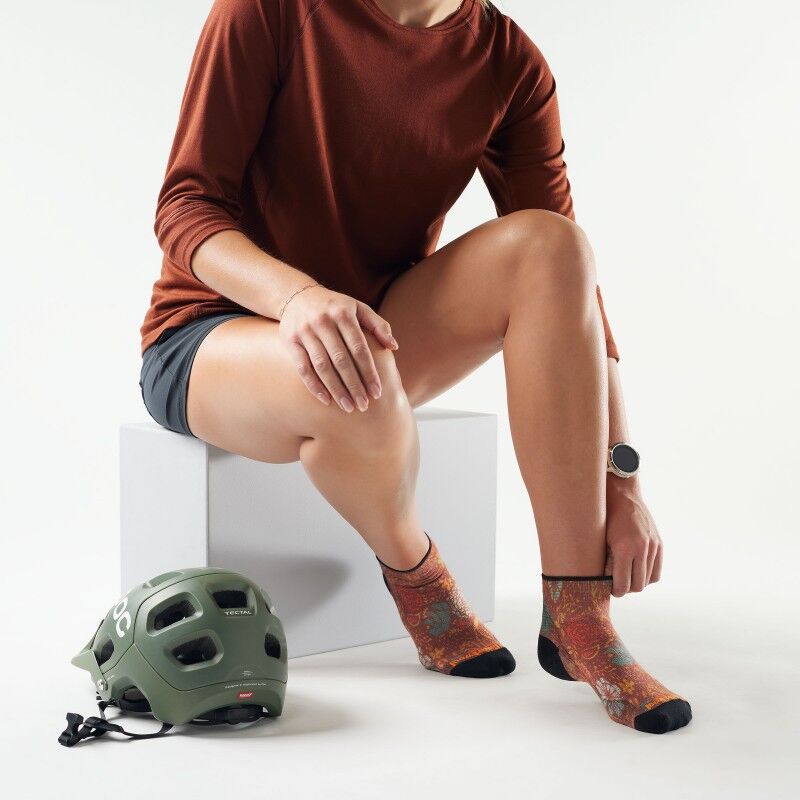 Smartwool Bike Zero Cushion Paisley Print - Chaussettes vélo femme | Hardloop