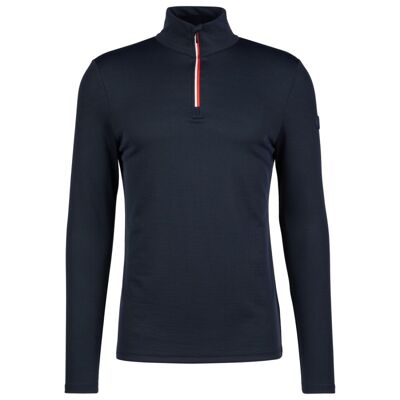 Moore ZipUp Solid - Merinopullover - Herren