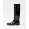 Hunter Boots Refined Gold Trim Tall Gloss Boot - Gummistiefel - Damen | Hardloop