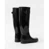 Hunter Boots Refined Gold Trim Tall Gloss Boot - Bottes de pluie femme | Hardloop