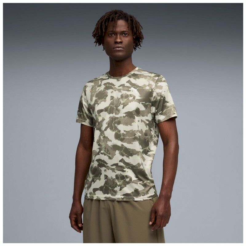 Puma M Tad Essentials Aop Tee - T-shirt homme | Hardloop