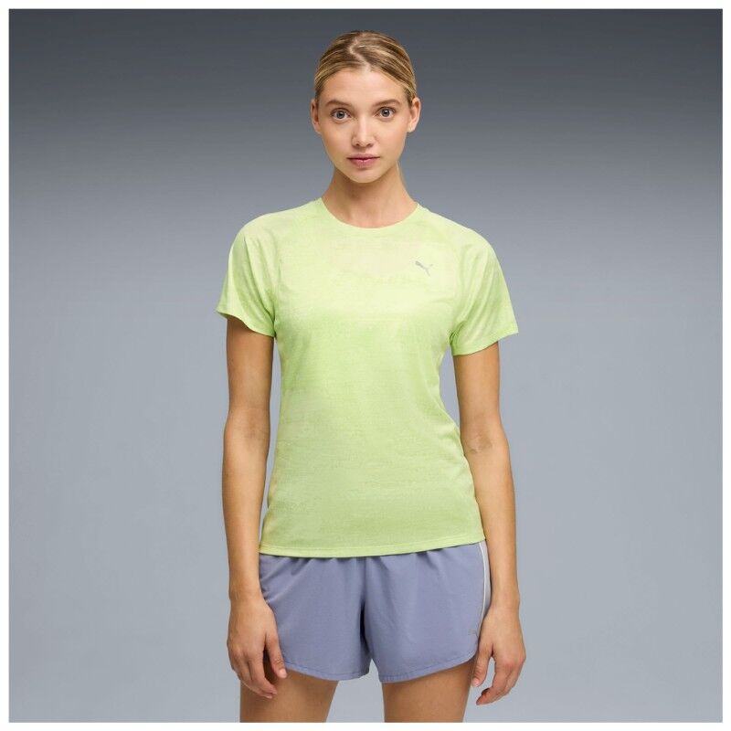 Puma W Run Velocity Aop Tee - T-shirt - Damer | Hardloop