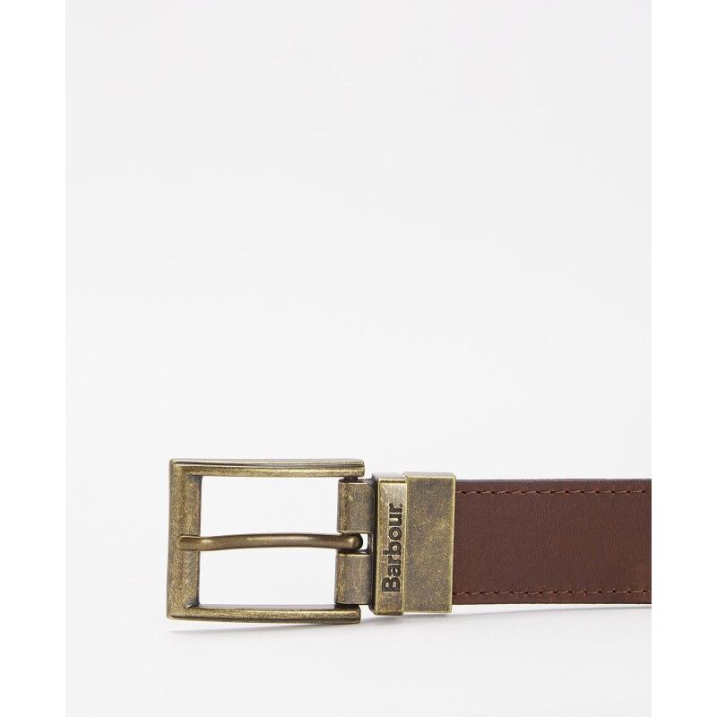Barbour Reversible Tartan Leather Belt - Cintura - Uomo | Hardloop