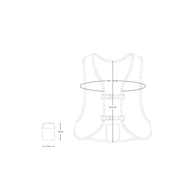 Apidura Packable Visibility Vest - Fahrradweste | Hardloop