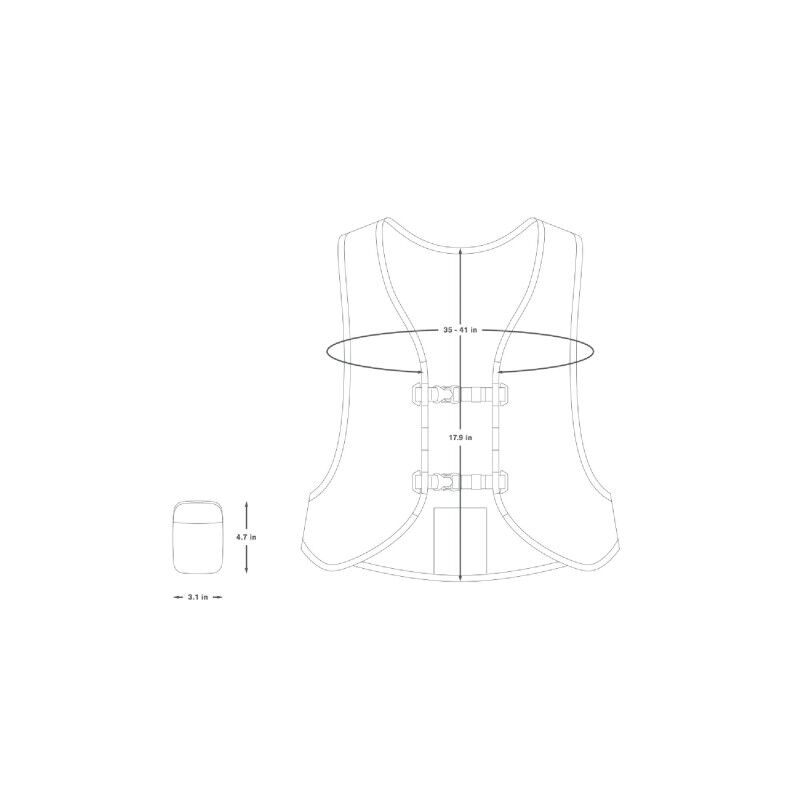 Apidura Packable Visibility Vest - Fahrradweste | Hardloop