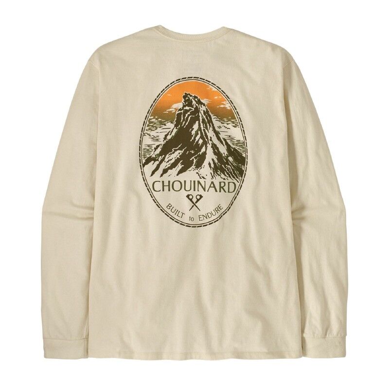 Patagonia Men's Long-Sleeved Chouinard Crest Responsibili-Tee - T-shirt - Men's | Hardloop
