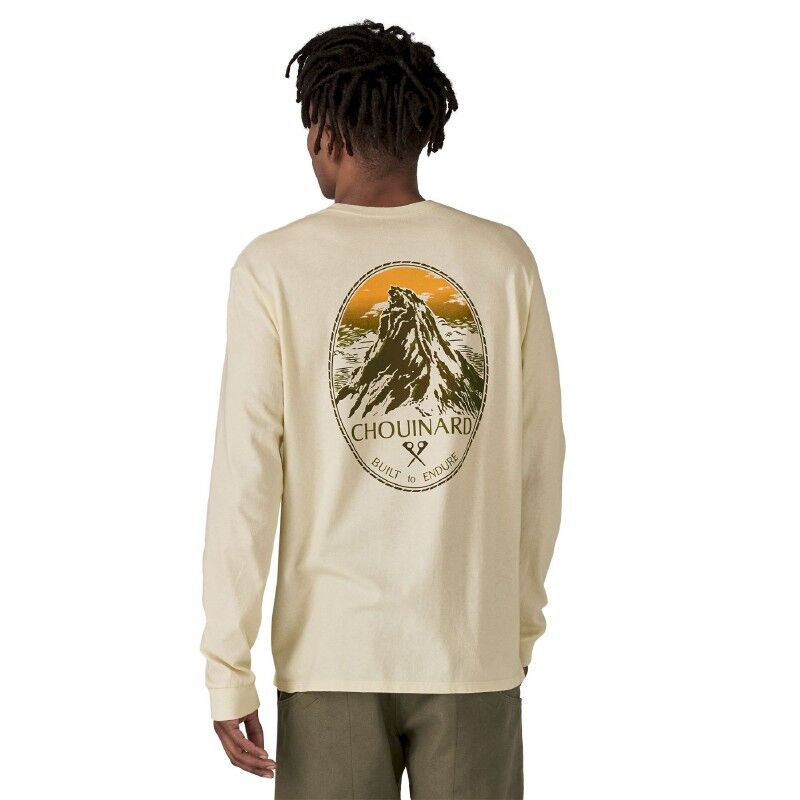 Patagonia Men's Long-Sleeved Chouinard Crest Responsibili-Tee - T-shirt homem | Hardloop