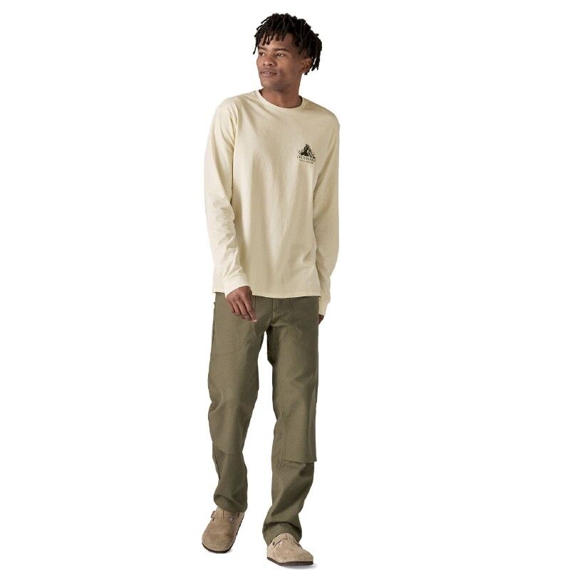 Patagonia Men's Long-Sleeved Chouinard Crest Responsibili-Tee - T-shirt homem | Hardloop