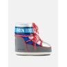 Silver / Blue / Red