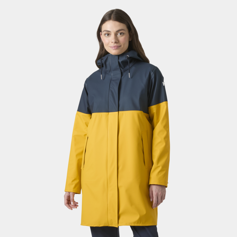 Moss Block Pu Rain Coat - Kurtka przeciwdeszczowa damska