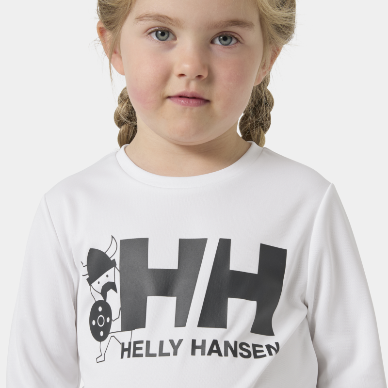 Helly Hansen Hh Tech Graphic Ls Top - Camiseta Anti UV criança | Hardloop