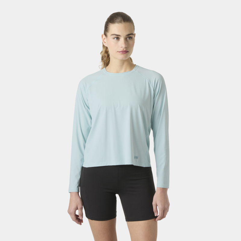 Shine Solen Ls Crew - UV Shirts - Dam