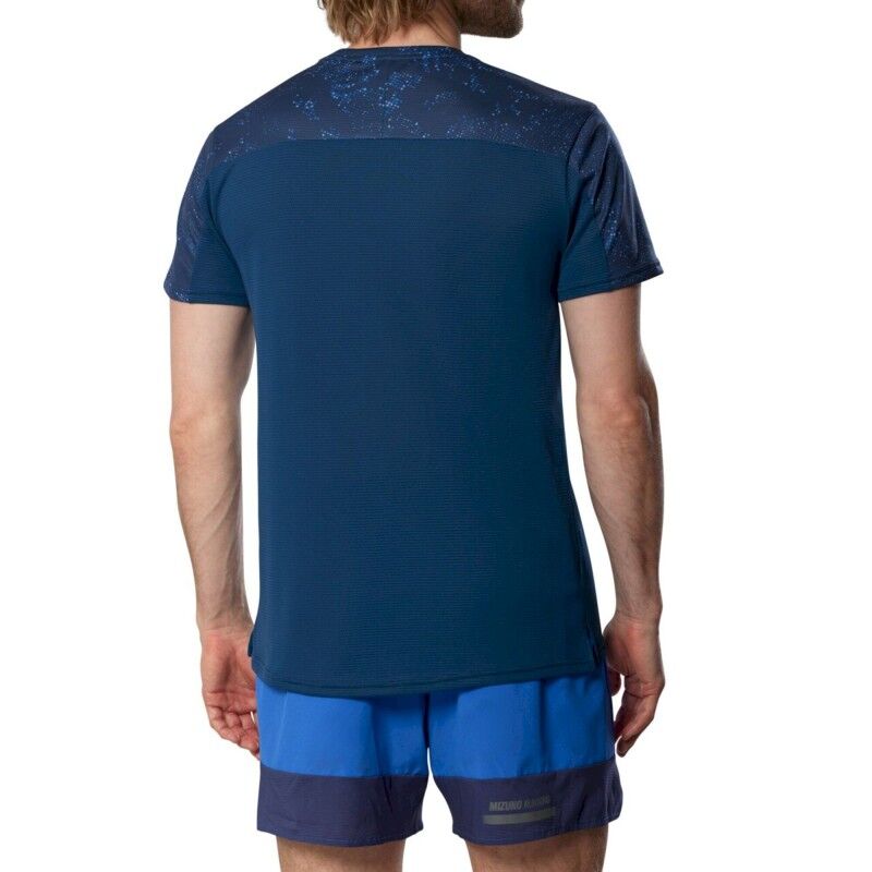 Mizuno Active Dryaeroflow Graphic SS Tee - T-shirt homme | Hardloop