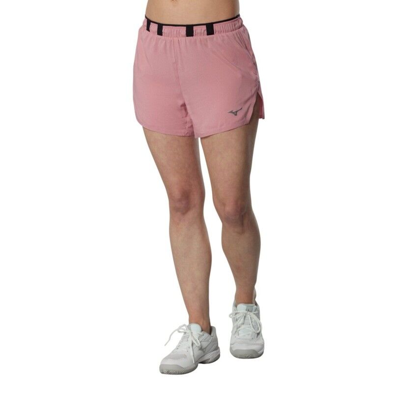 Mizuno Tech Light Split 3.5" Short - Short running femme | Hardloop