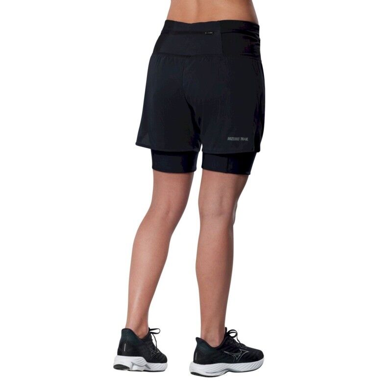 Mizuno Trail Multipocket 2In1 Short - Trail running shorts - Women's | Hardloop