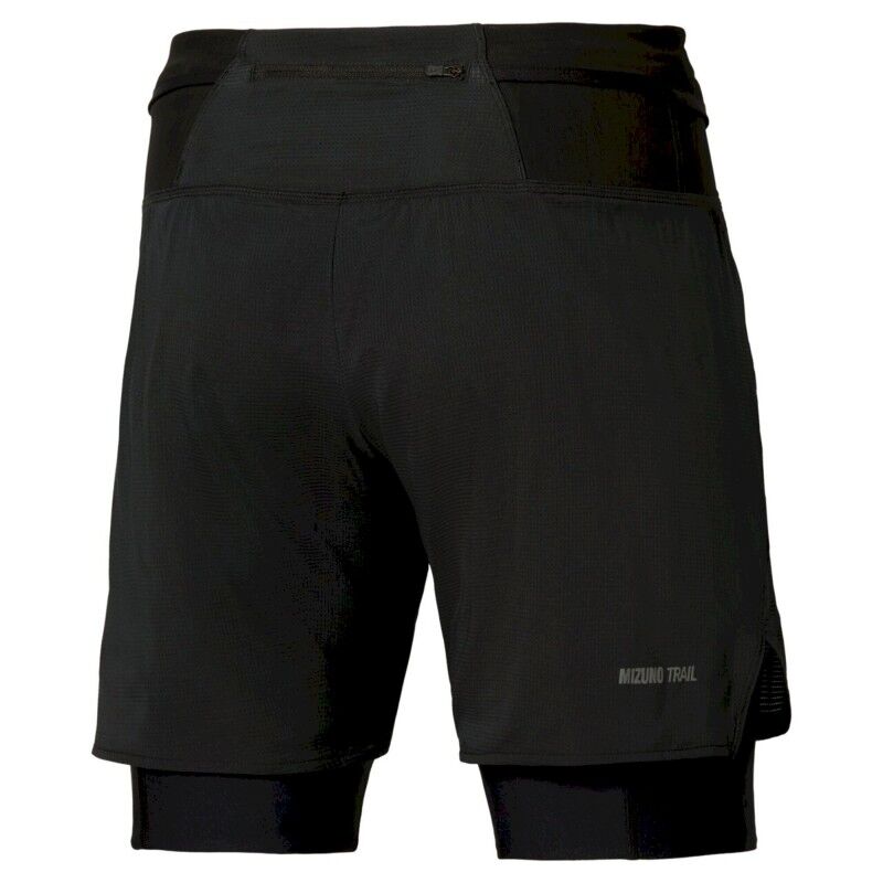 Mizuno Trail Multipocket Trail 2In1 Short - Juoksushortsit - Miehet | Hardloop