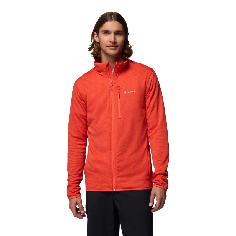 Essential Hike Grid Fleece Full Zip Jacket - Giacca in pile - Uomo