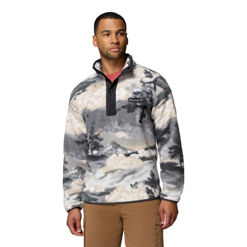 Helvetia II Printed Half Snap Fleece - Fleecevest - Heren