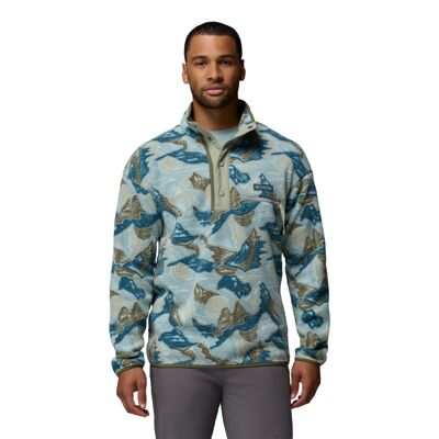 Helvetia II Printed Half Snap Fleece - Fleecejacke - Herren