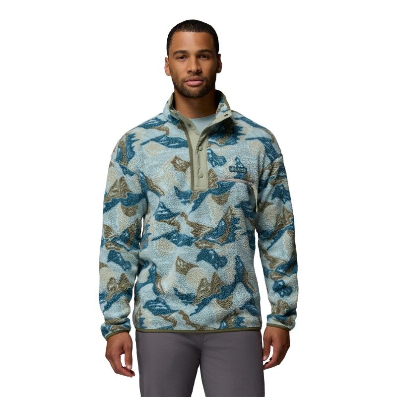 Helvetia II Printed Half Snap Fleece - Fleecetakki - Miehet