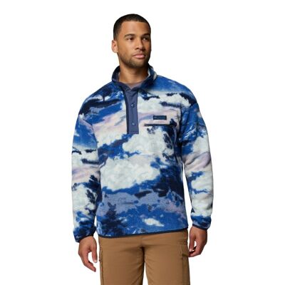 Helvetia II Printed Half Snap Fleece - Fleecetakki - Miehet