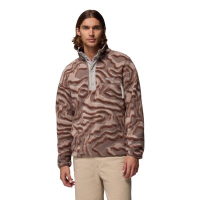Helvetia II Printed Half Snap Fleece - Bluza polarowa meska